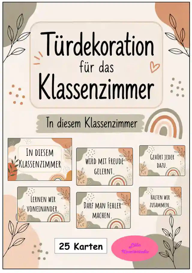 Türdekoration für das Klassenzimmer – Klassenzimmertür gestalten