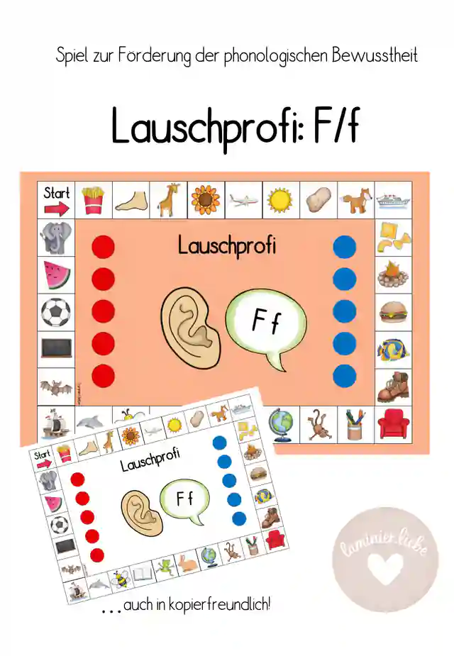 Lauschprofi F/f: Lernspiel zur Förderung der Lautanalyse