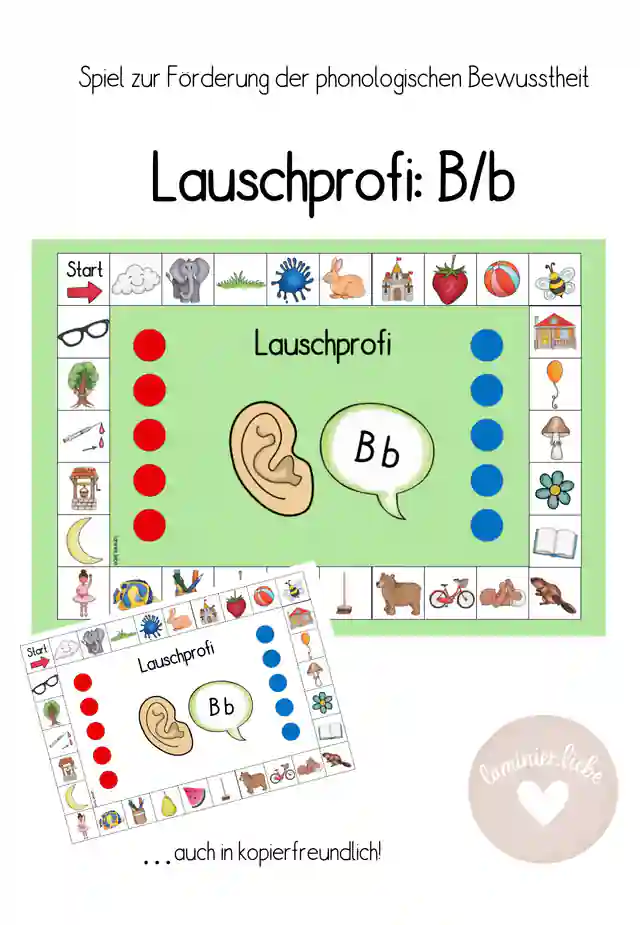 Lauschprofi B/b: Lernspiel zur Förderung der Lautanalyse