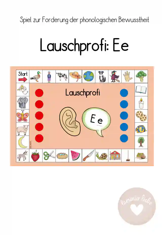 Lauschprofi E/e: Lernspiel zur Förderung der Lautanalyse