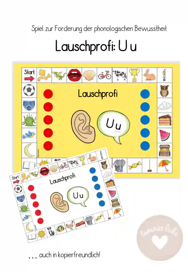 Lauschprofi U/u: Lernspiel zur Förderung der Lautanalyse