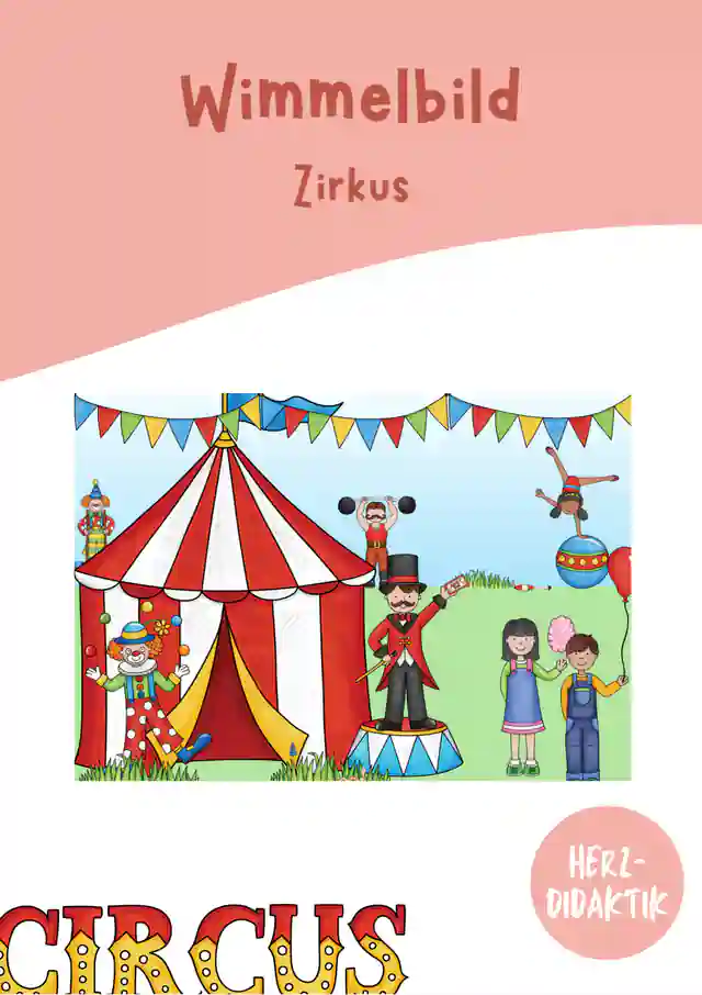 Wimmelbild (Zirkus)