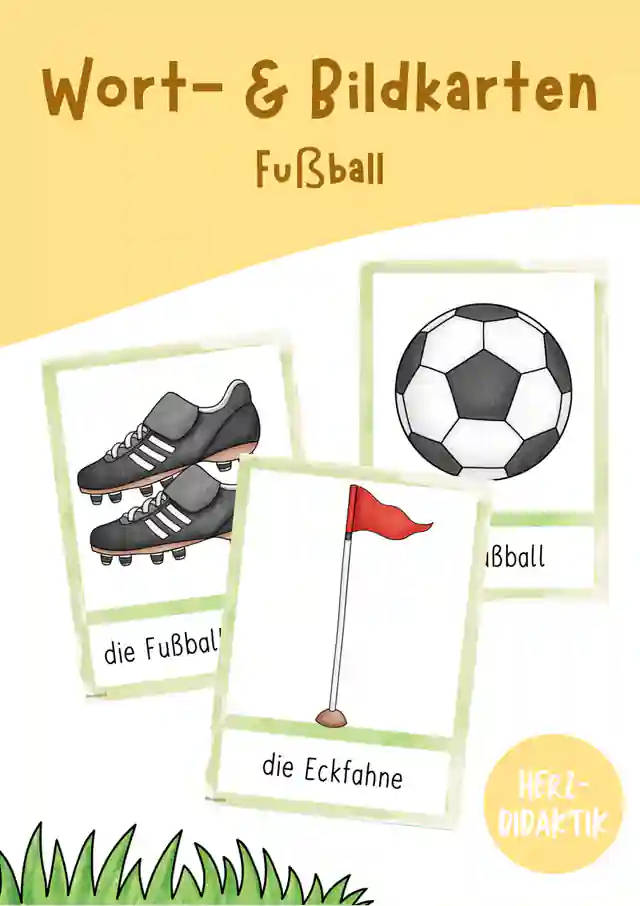 Wort- & Bildkarten (Fußball)