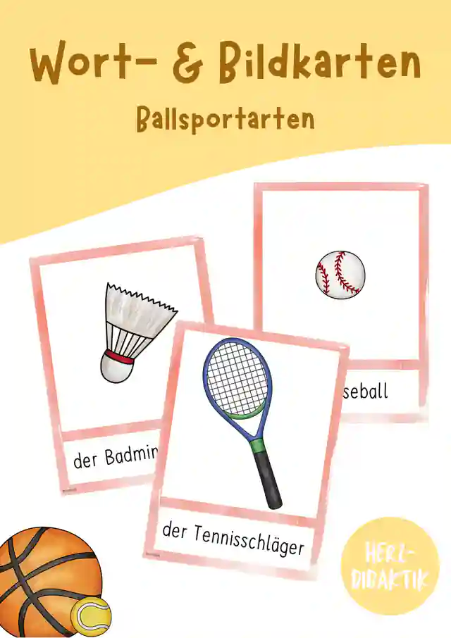 Bild- & Wortkarten (Ballsportarten)