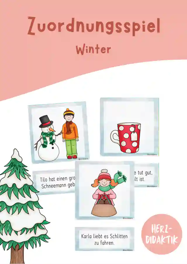 Zuordnungsspiel (Winter)