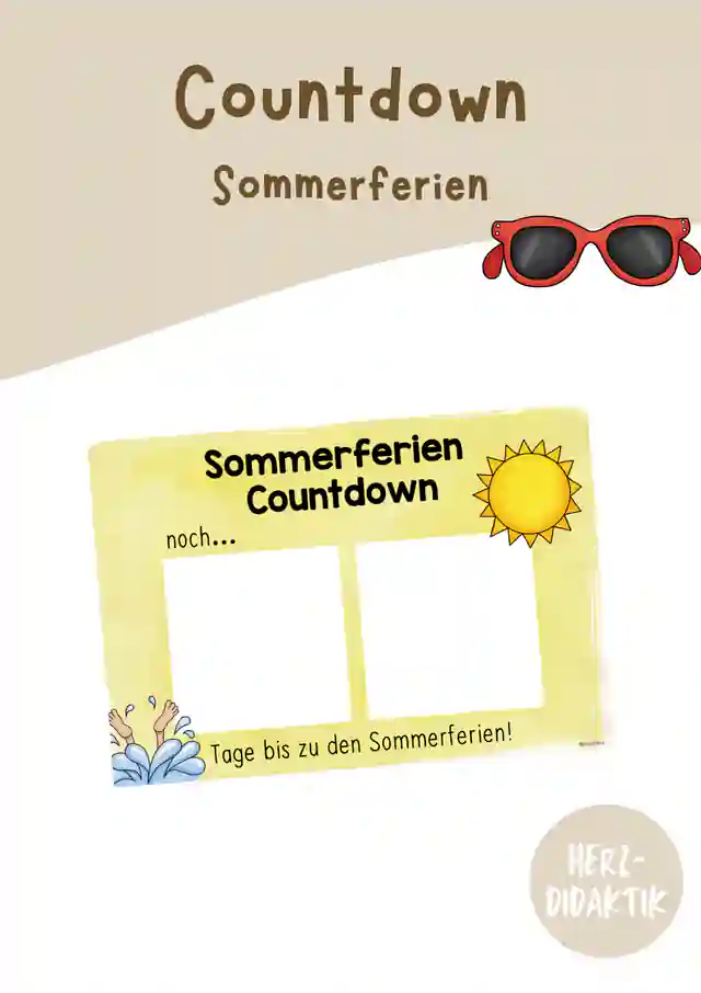 Countdown - Sommerferien