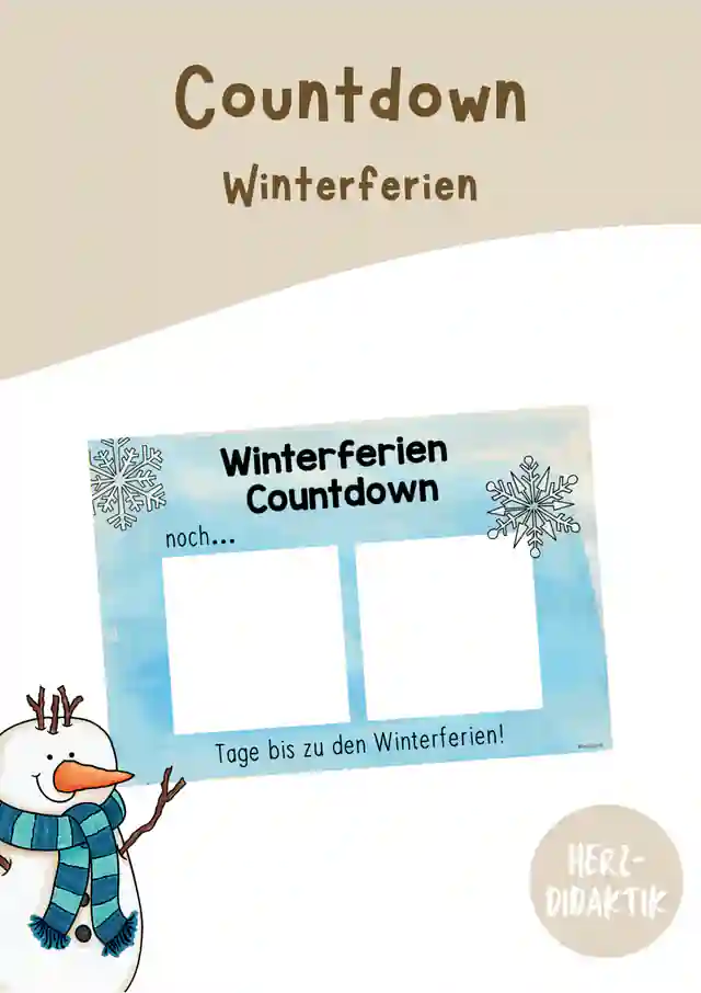 Countdown - Winterferien
