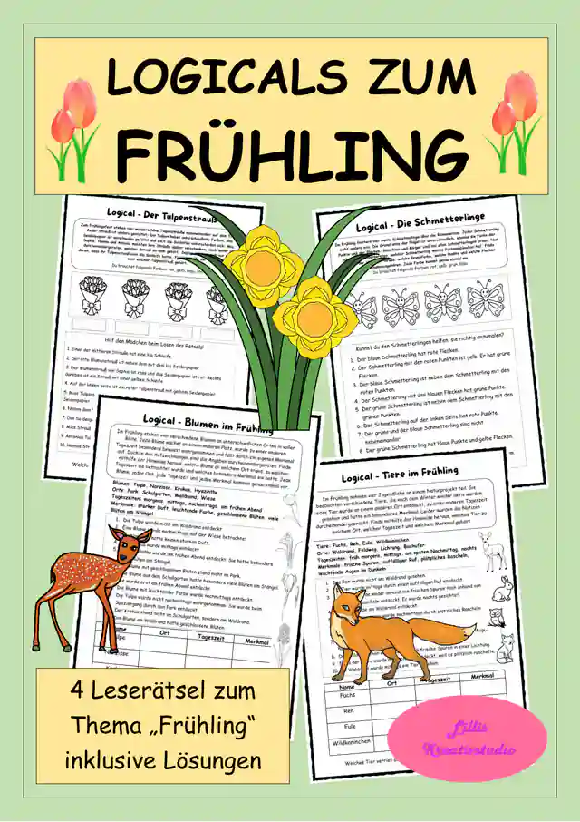 Logicals Frühling - Leserätsel - Logikrätsel