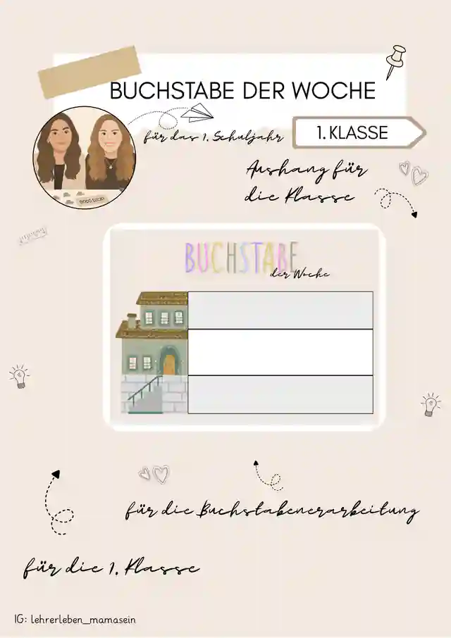 Buchstabe der Woche / Poster