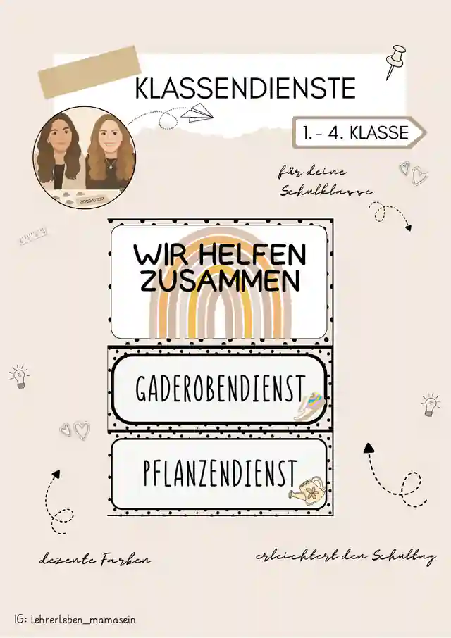 Klassendienste / Classroom Management