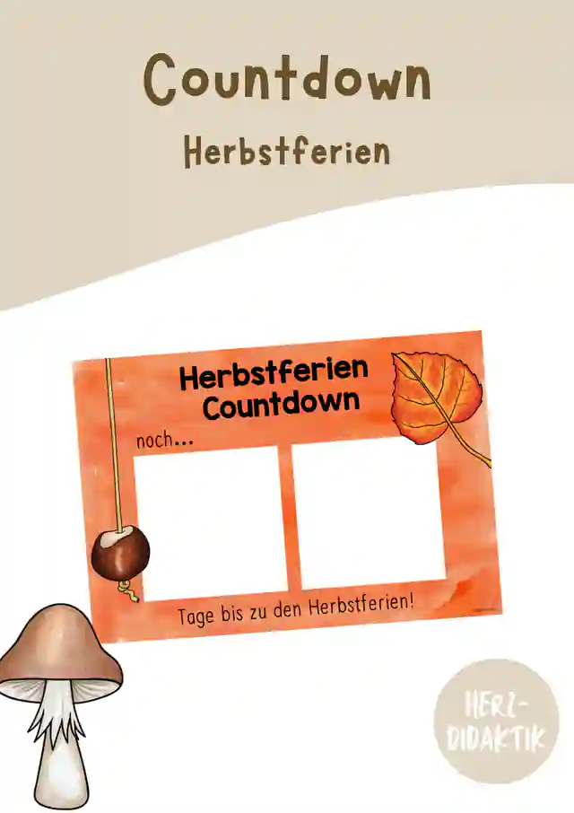 Countdown - Herbstferien