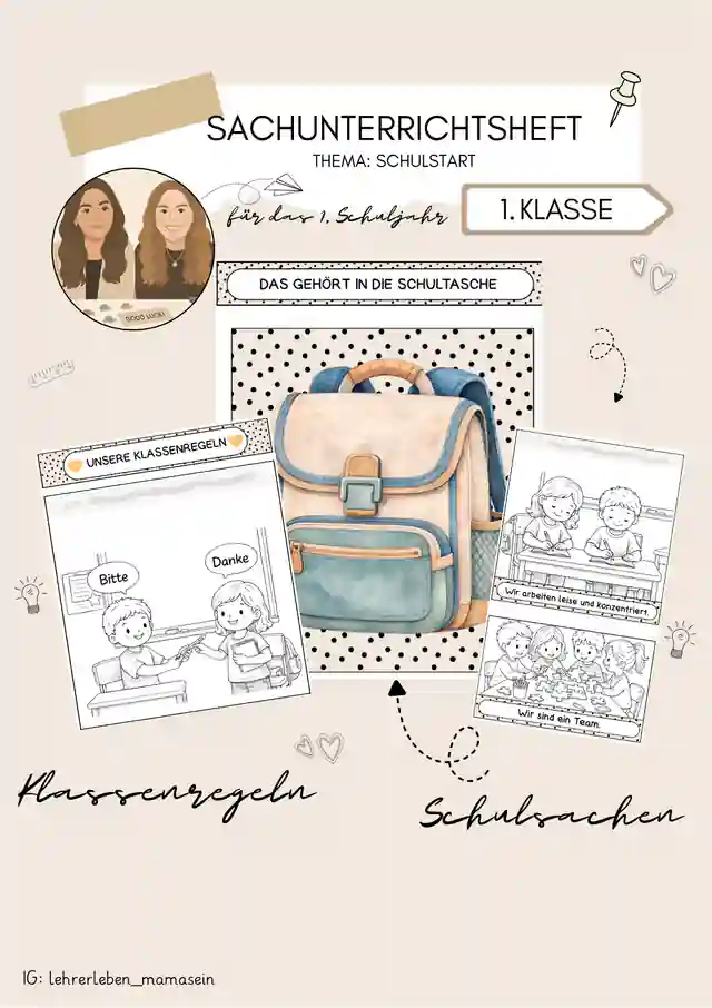 Schulstart - Sachunterrichtsheft