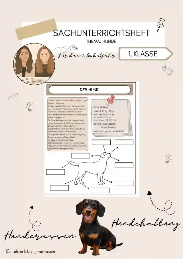 Der Hund - Sachunterrichtsheft