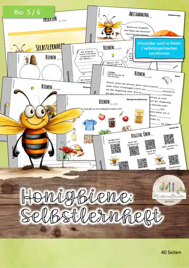 Honigbiene - Selbstlernheft: Biologie 5/6
