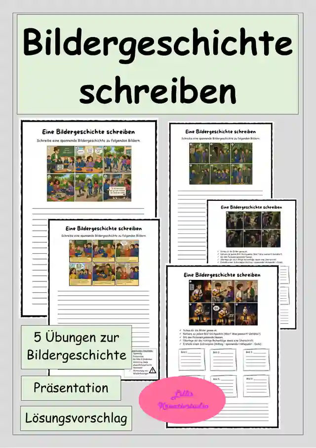 Bildergeschichte - Übungen - Vom Bild zur Geschichte