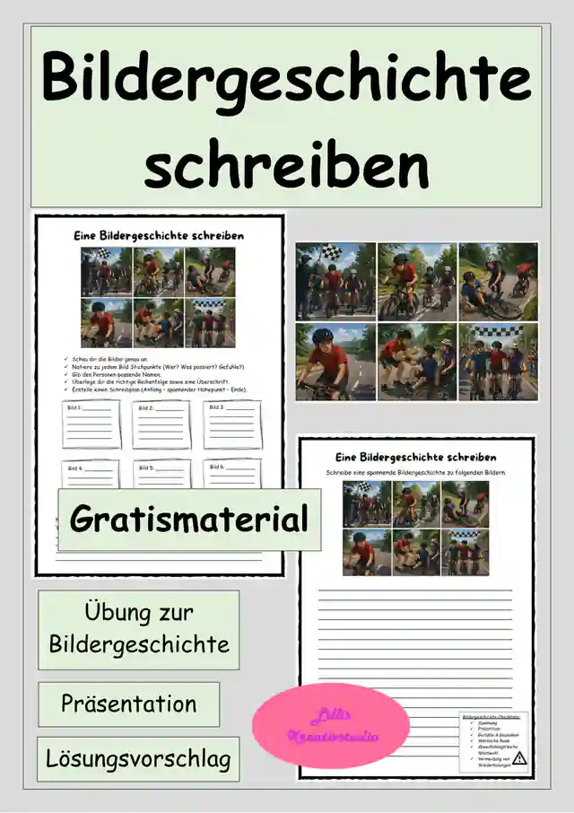 Bildergeschichte - Übung (Freebie - Gratismaterial)