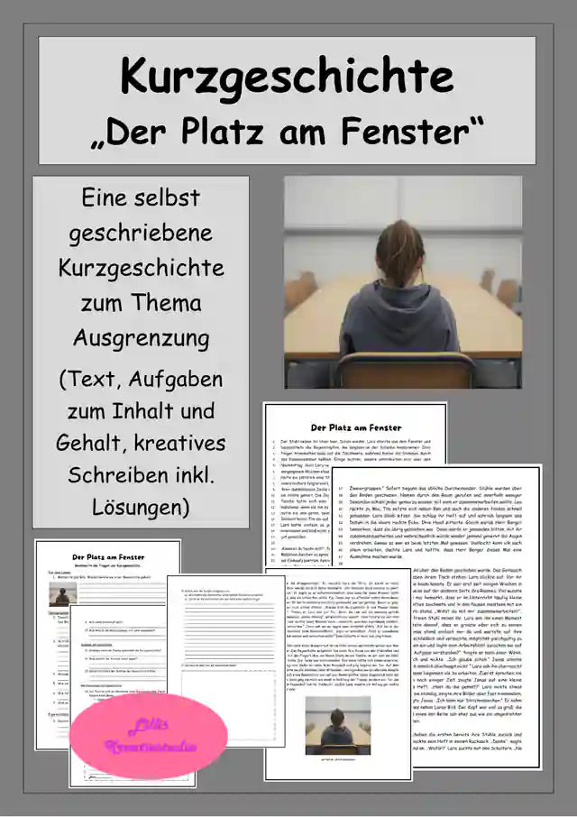 Kurzgeschichte "Der Platz am Fenster" - Inhalt - Gehalt - Merkmale - Kreatives Schreiben - Leseverständnis