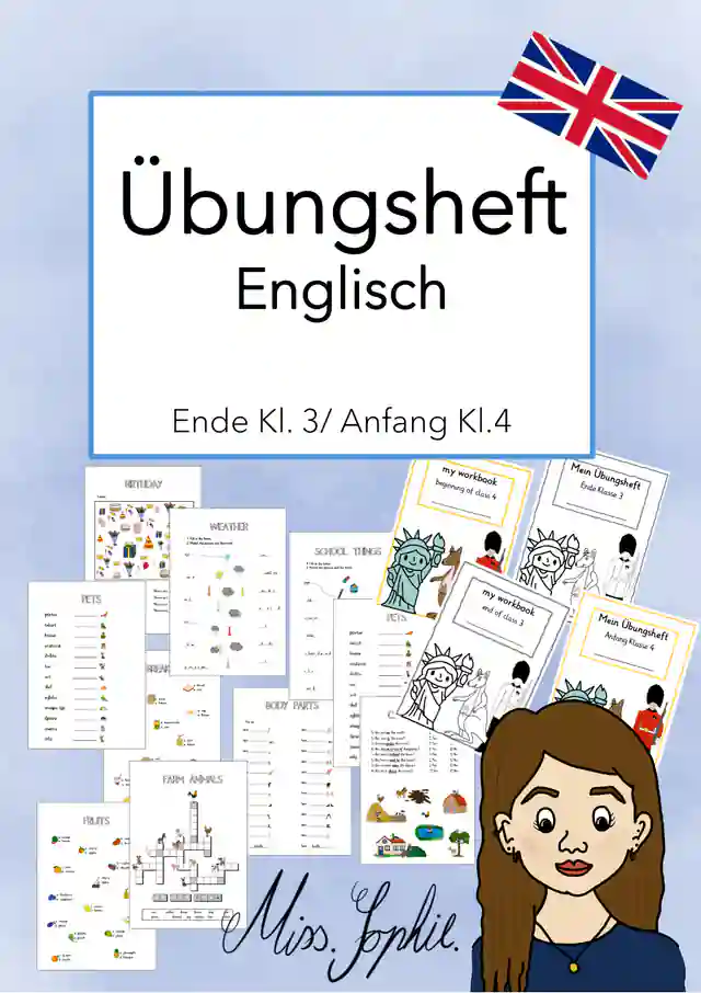 Mein Übungssheft_Englisch_Ende Klasse 3/Anfang Klasse 4