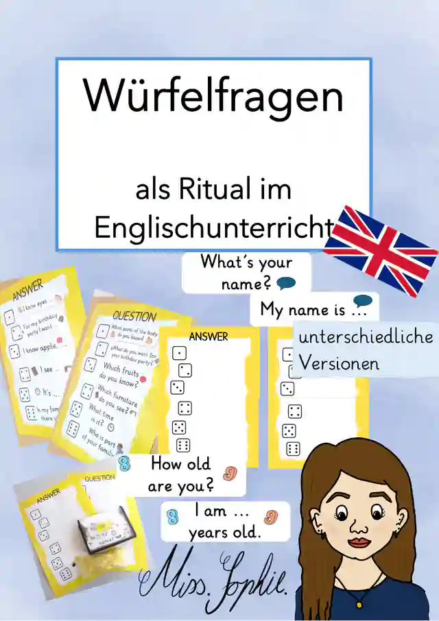 Würfelfragen als Ritual im Englischunterricht