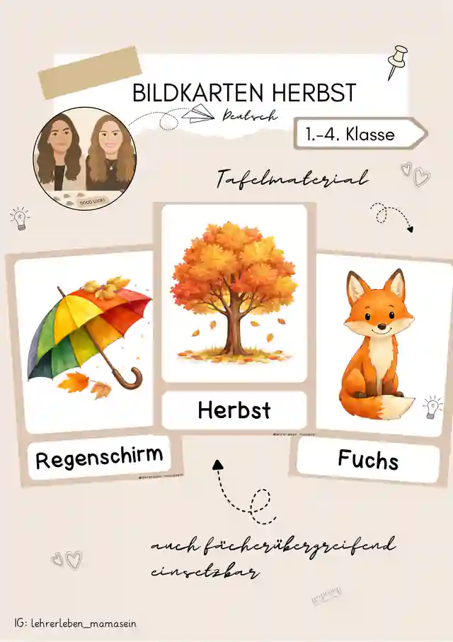 Bildkarten Herbst