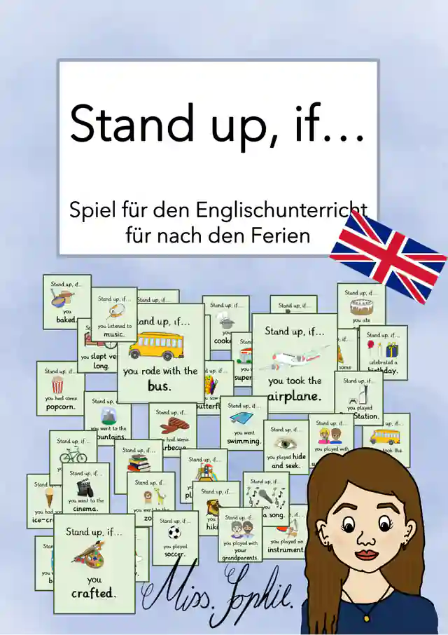 Stand up if_after holiday_Spiel für den Englischunterricht