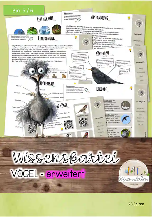 Vogel - Wissenskartei: Biologie 5/6