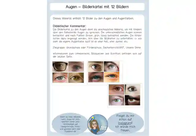 12 Fotos Augen/Augenfarben Sehsinn