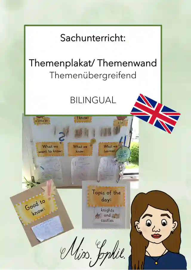 Sachunterricht Themenplakat_Bilingual