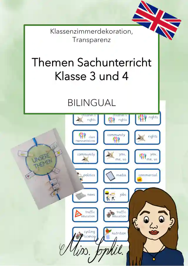 Themen Sachunterricht_Klasse 3 und 4_Bilingual