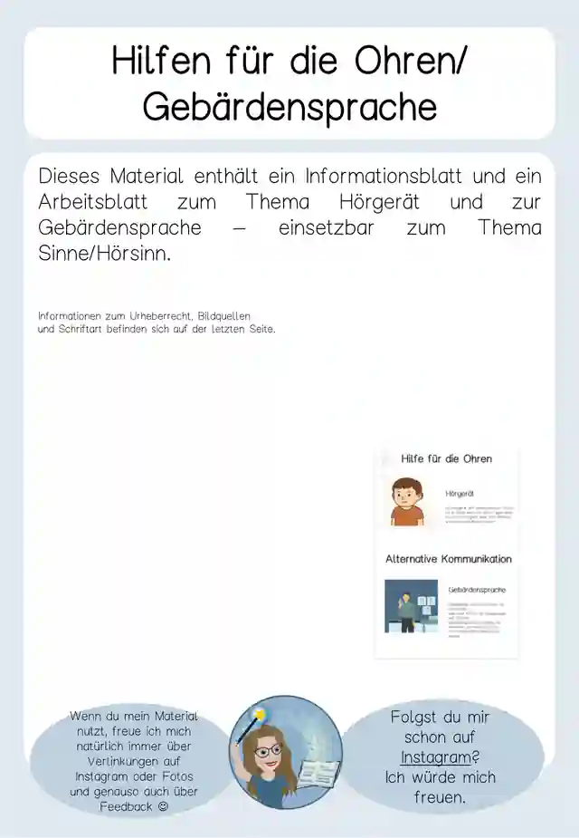 Mini AB Hörgerät Gebärdensprache