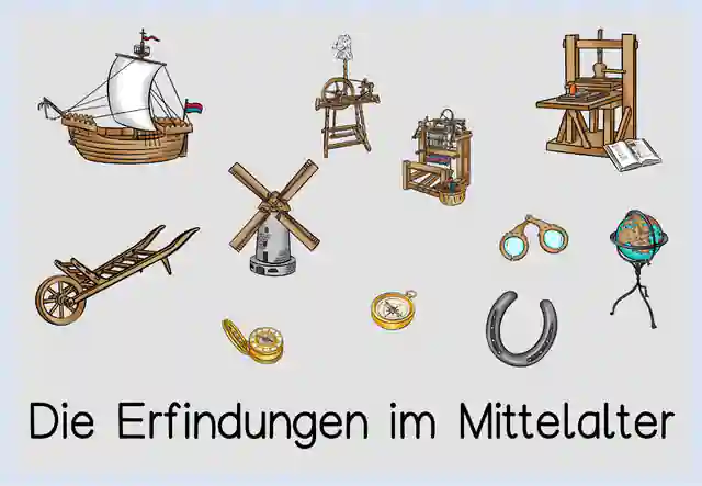 Erfindungen im Mittelalter Einstieg/Texte (9/9)