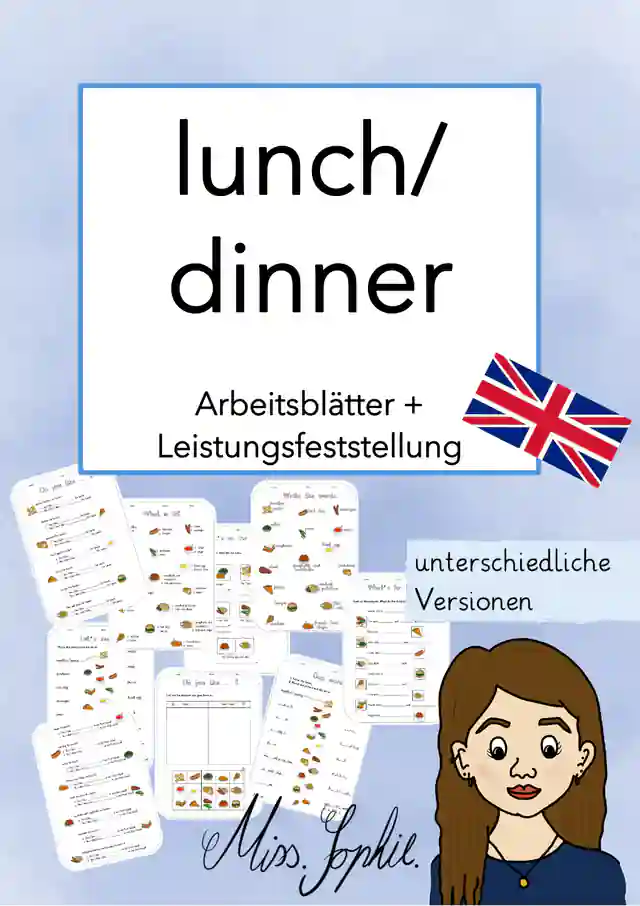lunch_dinner_Arbeitsblätter und Leistungsfeststellung