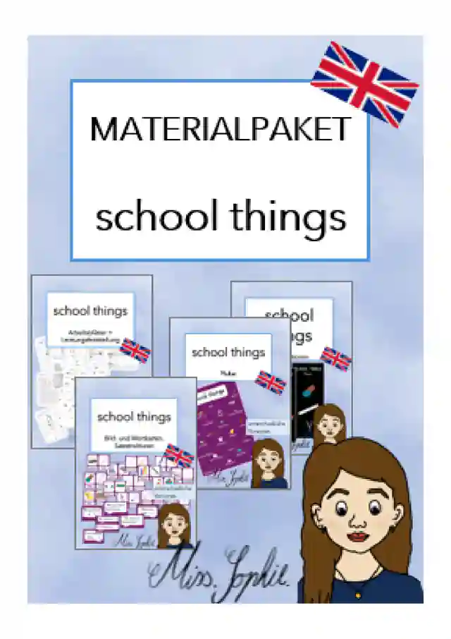 school things - Materialpaket