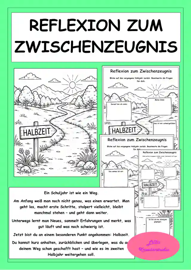 Reflexion zum Zwischenzeugnis und Halbjahr – Ein Weg durch das Schuljahr