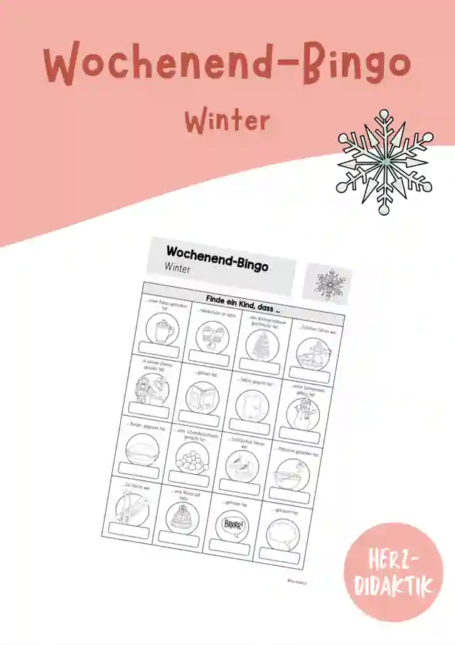 Wochenend-Bingo (Winter)