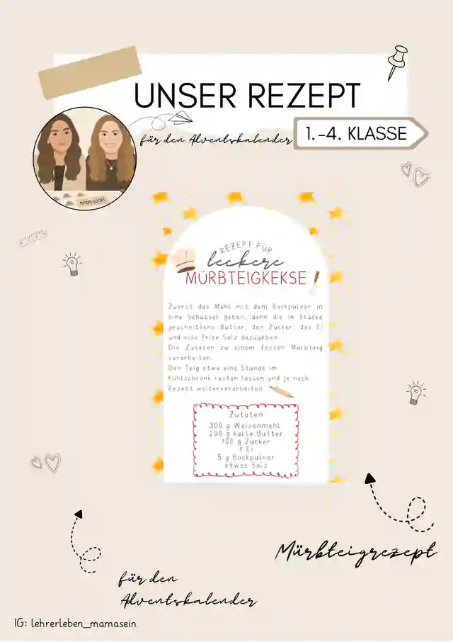 Rezept für den Adventskalender