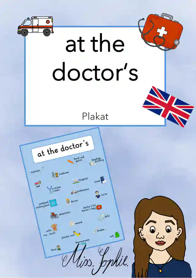 at the doctor's_Plakat