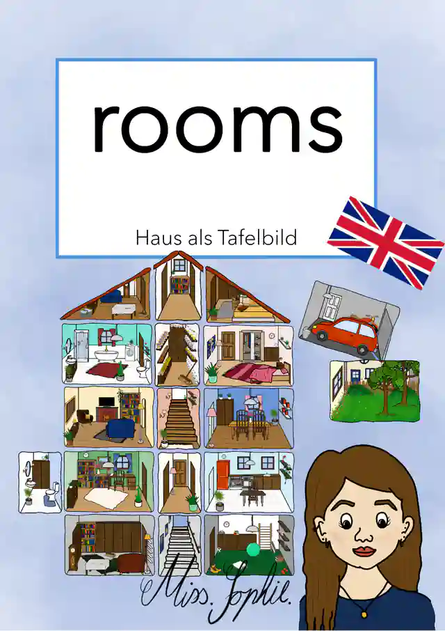 rooms - Haus als Tafelbild
