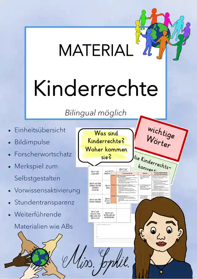 umfassendes Material Kinderrechte