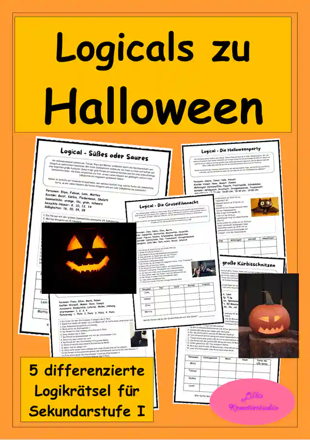 Logicals zu Halloween # Leserätsel # Logikrätsel