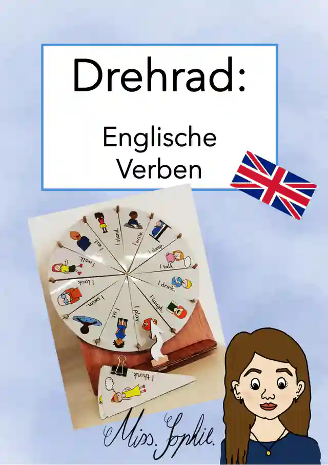 Englische Verben_Drehrad