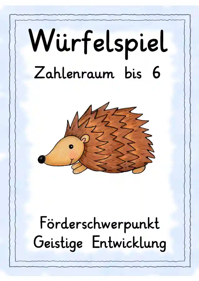 Würfelspiel Geistige Entwicklung Igel