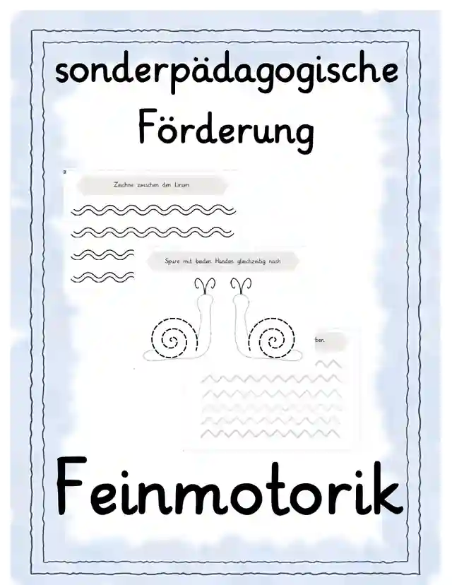 sonderpädagogische Förderung Feinmotorik