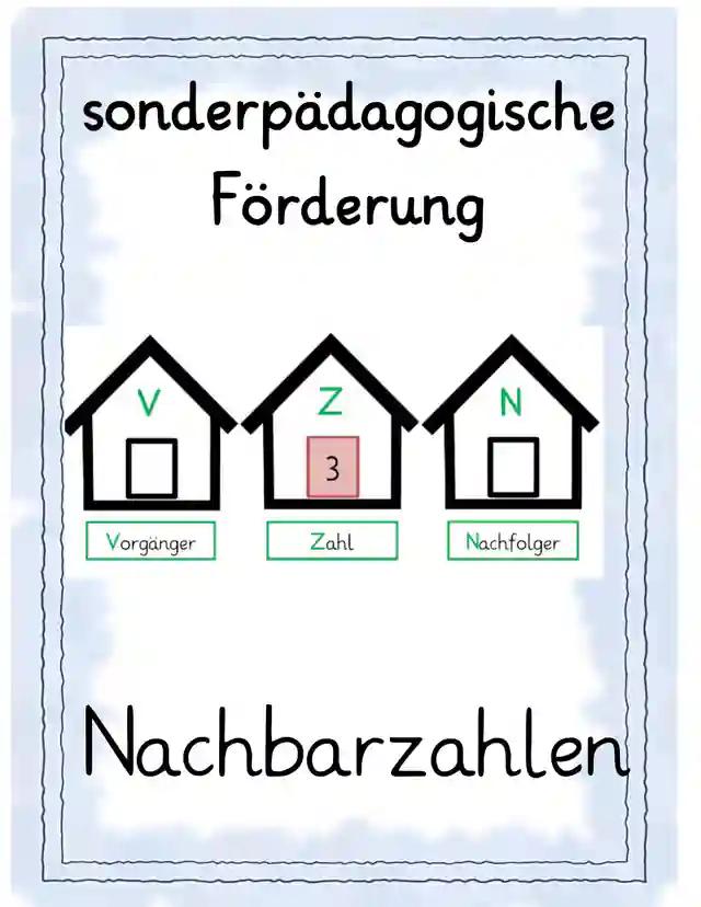 Nachbarzahlen Zahlenraum bis 10