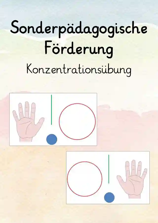 sonderpädagogische Förderung Konzentrationsübung