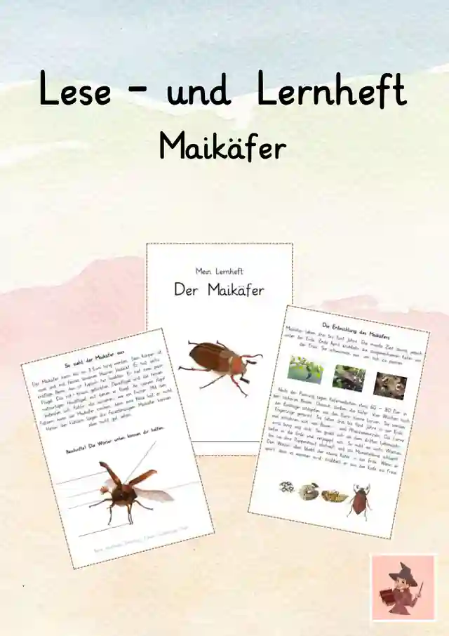 Lese- und Lernheft Maikäfer