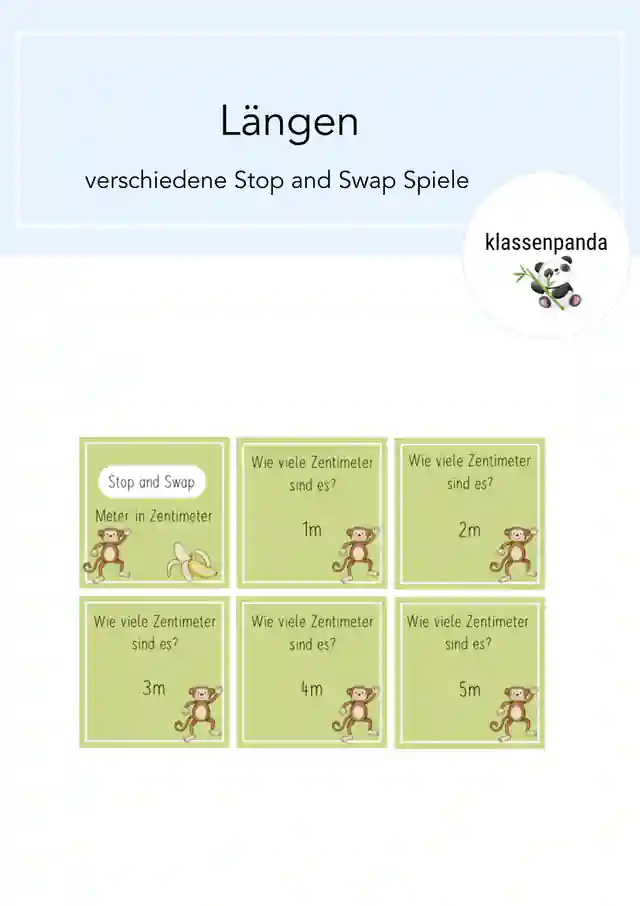 Längen verschiedene Stop and Swap Spiele
