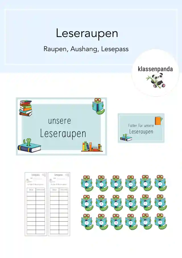 Leseraupen Minipaket