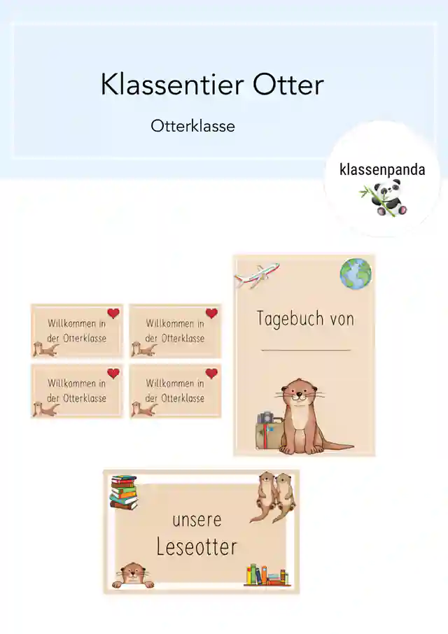 Otter Klassentier Minipaket