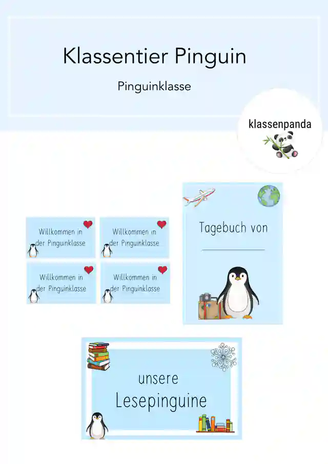 Pinguin Klassentier Minipaket